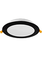Panel Slim Embutido Redondo 18W 3000W IP54 Borde Negro - Miniatura 2