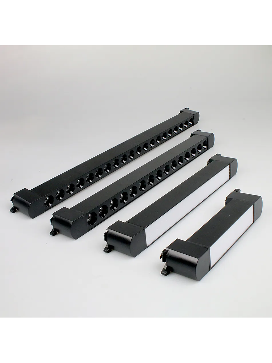 Foco Lineal Puntos LED Monofásico 30W 3000K Luz Cálida Negro 6