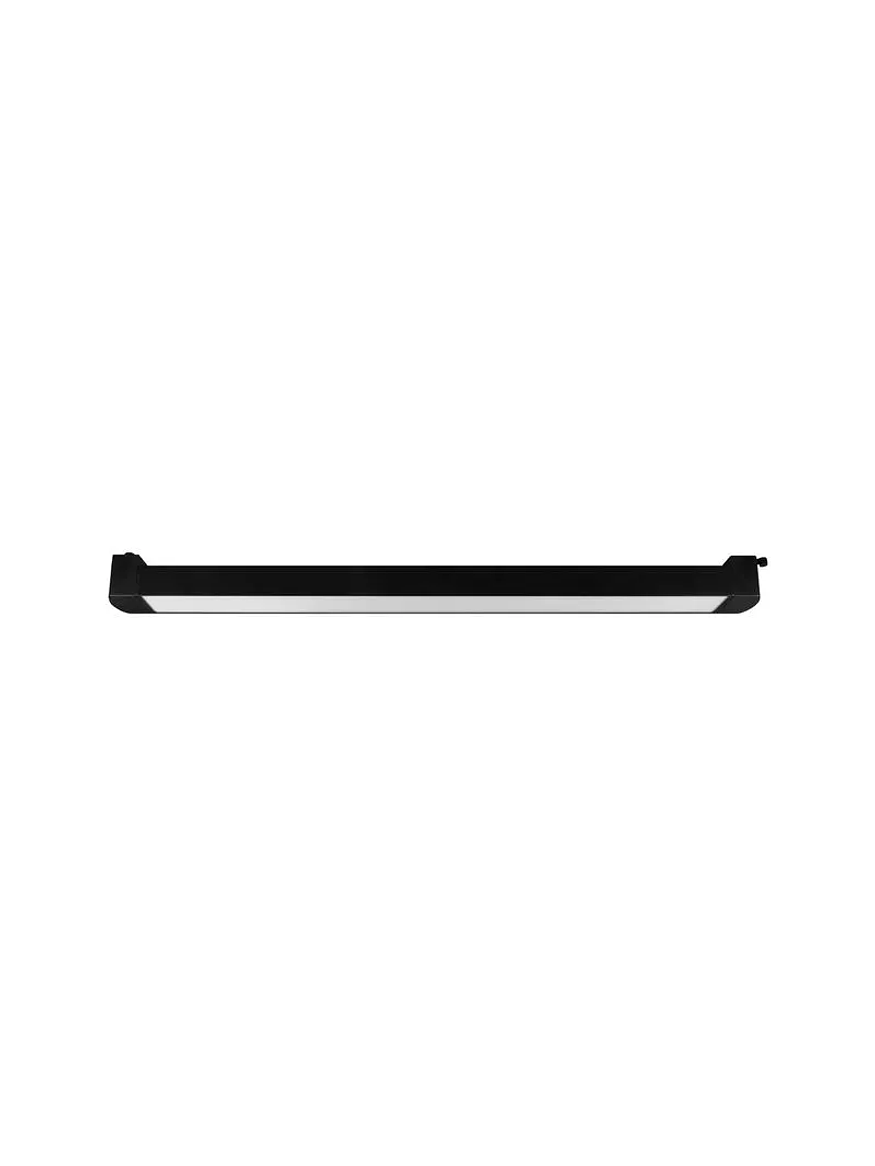 Foco Lineal  Riel Monofásico LED 30W 3000K Luz Cálida Negro  1