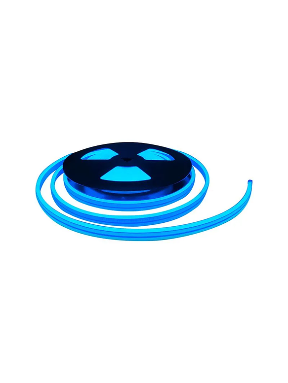 Cinta Led Neón Azul PVC 6*12mm 5mts 12v 14w/mt IP66 1