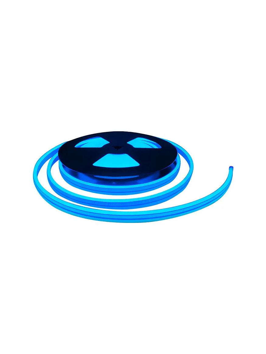 Cinta Led Neón Azul PVC 6*12mm 5mts 12v 14w/mt IP66 1