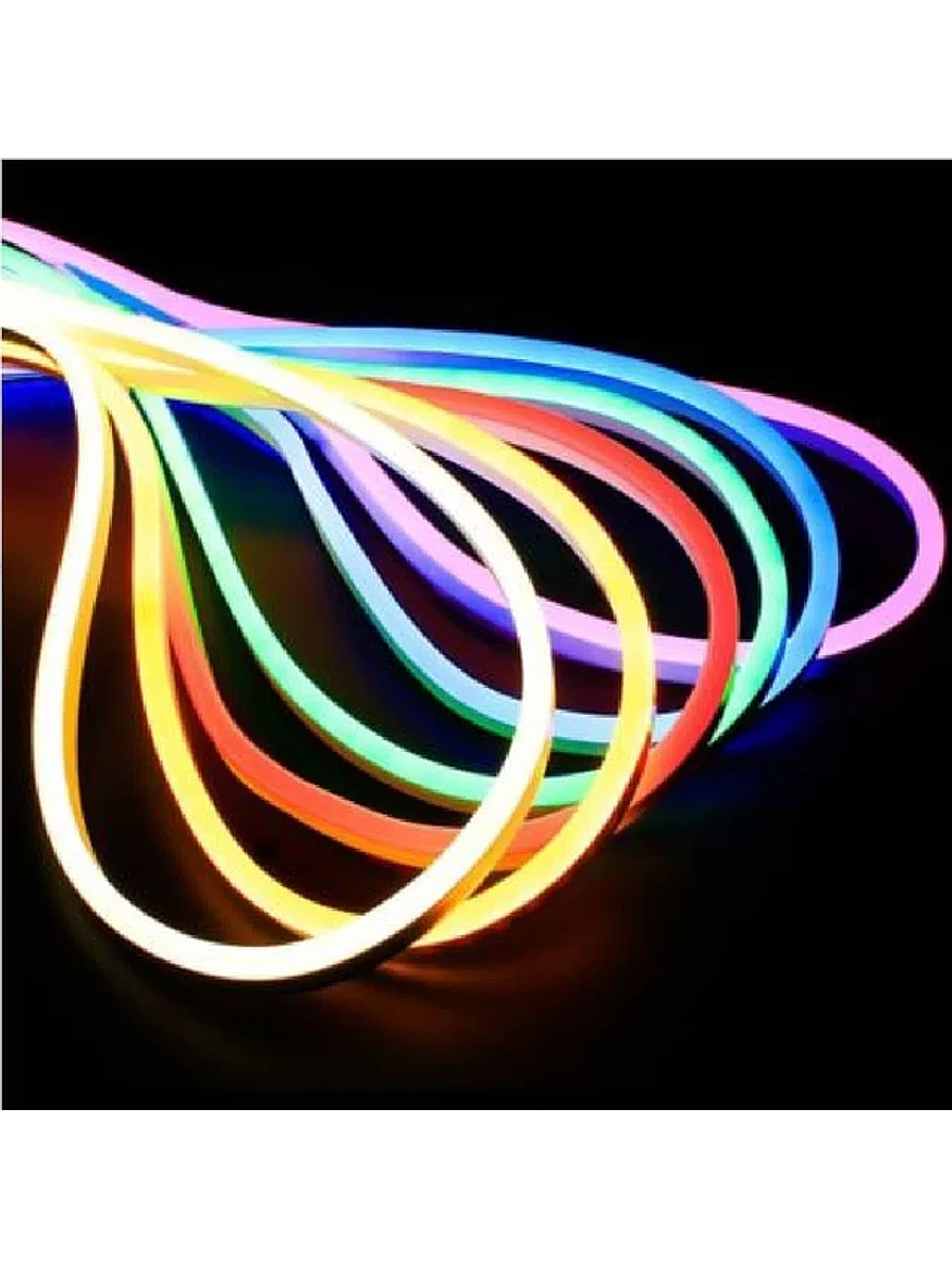 Cinta Led Neón Cálida PVC 6*12mm 5mts 12v 14w/mt IP66 5