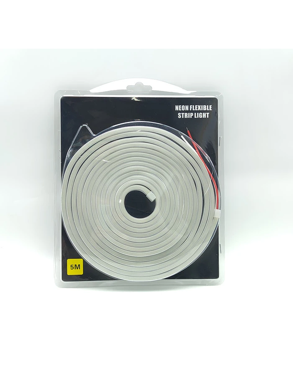 Cinta Led Neón Cálida PVC 6*12mm 5mts 12v 14w/mt IP66 10