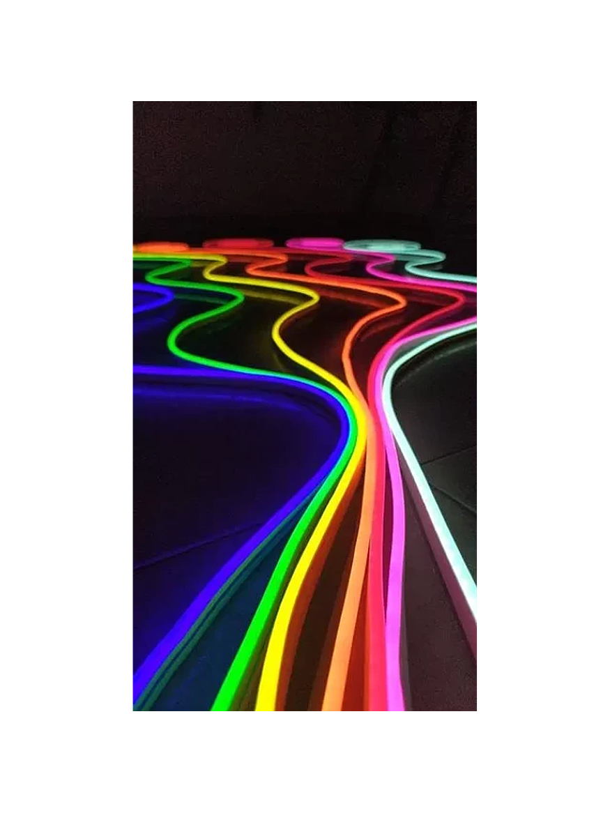 Cinta Led Neón Rojo PVC 6*12mm 5mts 12v 14w/mt IP66 5