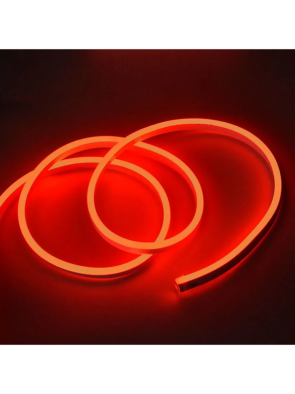 Cinta Led Neón Rojo PVC 6*12mm 5mts 12v 14w/mt IP66 2