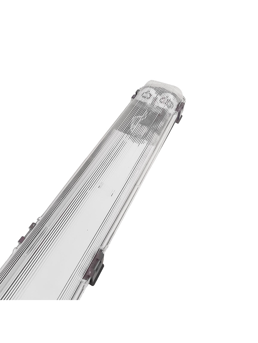 Kit 12 Estancos LED para 2 Tubos T8 120cm IP65 Industrial 6