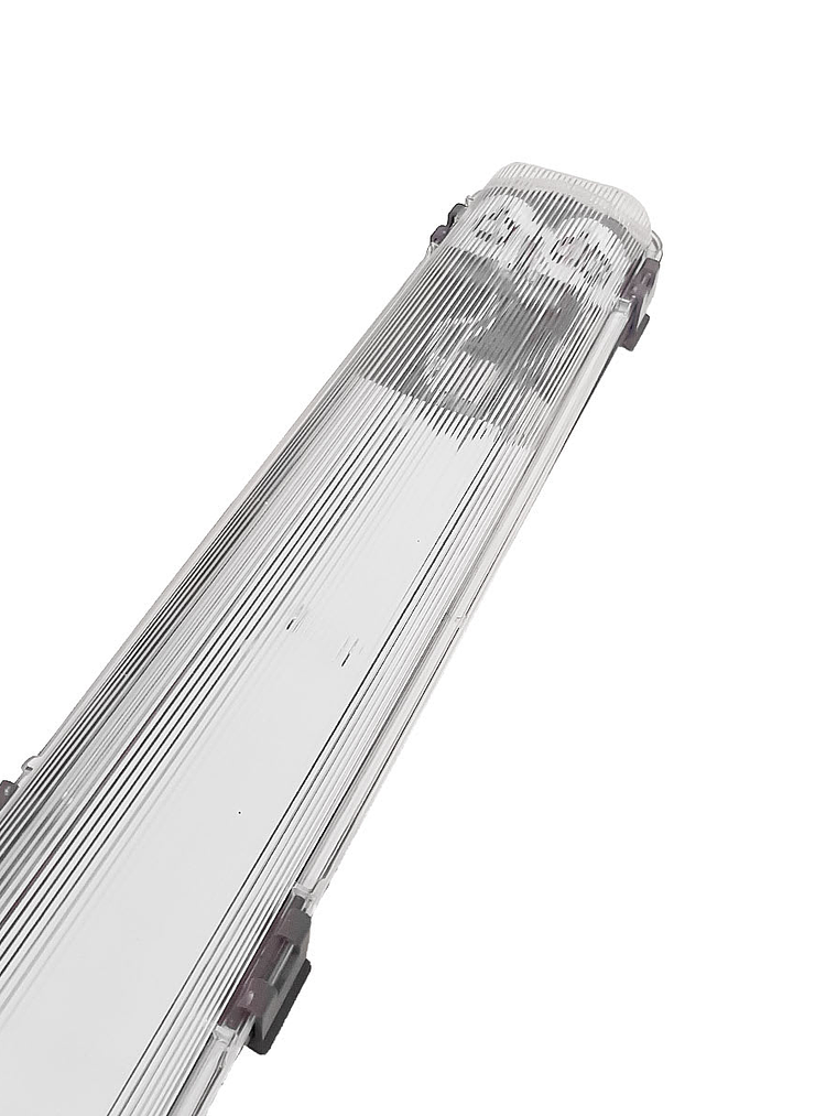 Pack 12 Unidades – Estanco para 2 Tubos LED T8 120cm IP65 con Reflector Metálico 5