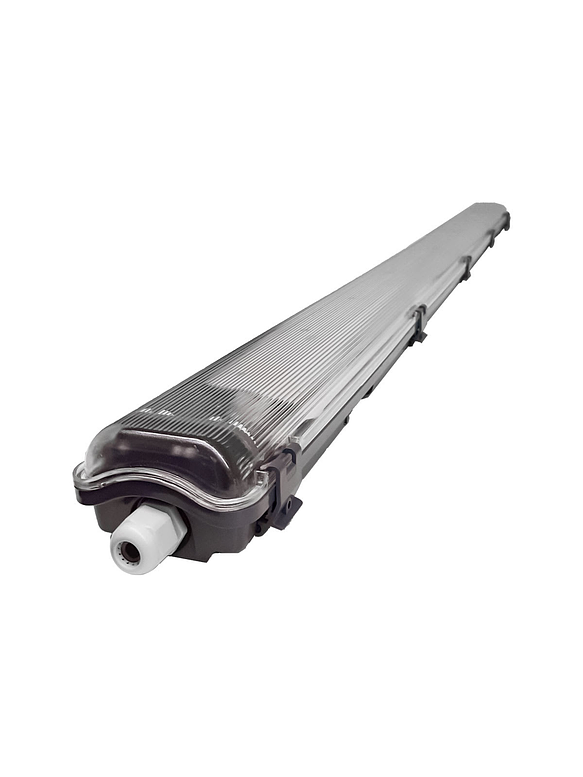 Kit 12 Estancos LED para 2 Tubos T8 120cm IP65 Industrial 1