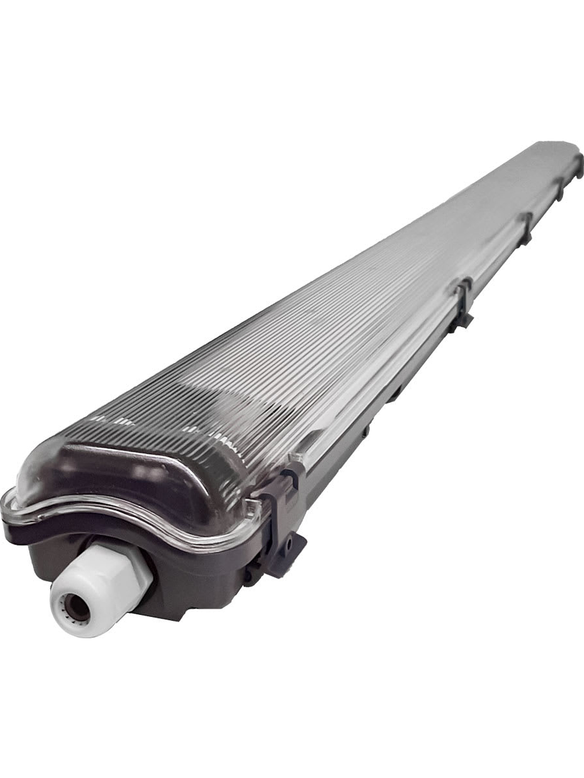 Pack 12 Unidades – Estanco para 2 Tubos LED T8 120cm IP65 con Reflector Metálico 2