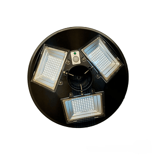 Alumbrado Publico Pagoda SOLAR 150W Luz Cálida C/Remoto IP65