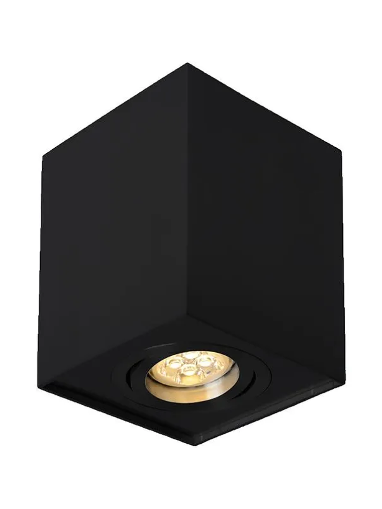 Aplique Cielo Cuadrado Negro Gu10 No incluye ampolleta  1