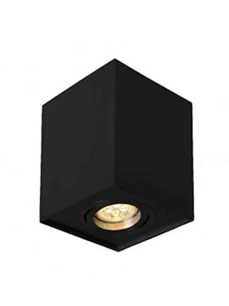 Aplique Cielo Cuadrado Negro Gu10 No incluye ampolleta  2