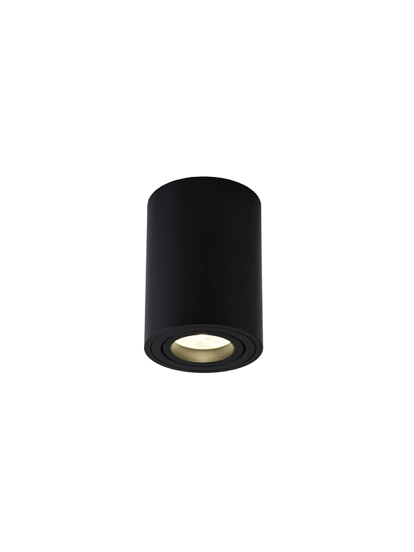 Aplique Techo Redondo B Negro ampolleta GU10 No incluida 1