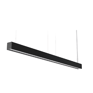 Lámpara Lineal LED 36W 120cm 3000K Negra