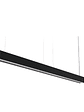 Luminaria Lineal Colgante LED 36W Cálido Carcasa Negra  - Miniatura 1