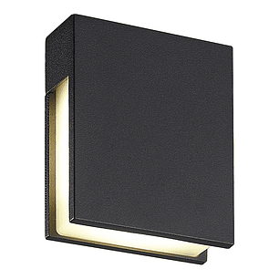 Aplique LED Exterior DELTA 4,8W 3000K IP54 Gris Oscuro