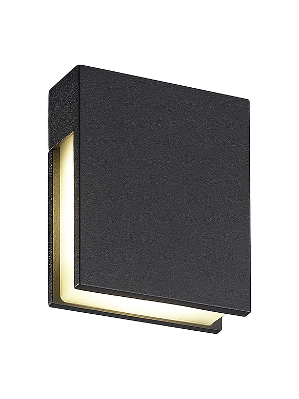 Aplique LED Exterior DELTA 4,8W 3000K IP54 Gris Oscuro 1