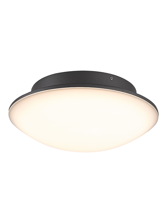 Plafón LED Exterior 12,5W 1156Lm 3000K IP54 Gris Oscuro   1