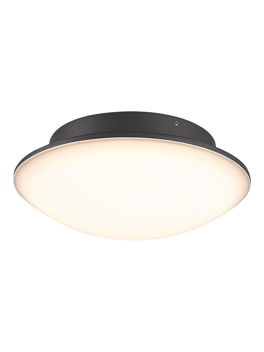 Plafón LED Exterior 12,5W 1156Lm 3000K IP54 Gris Oscuro   1