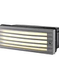 Aplique LED Empotrable Exterior ROBLAN Z NAIR 4W Luz Cálida 3000K IP54 Plata - Miniatura 1