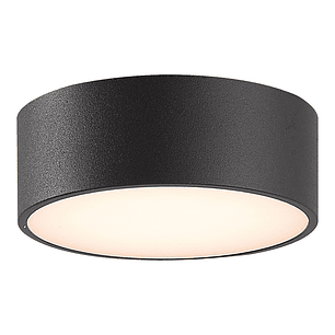 Plafón LED exterior Redondo 6W 3000K IP54 - Gris Oscuro