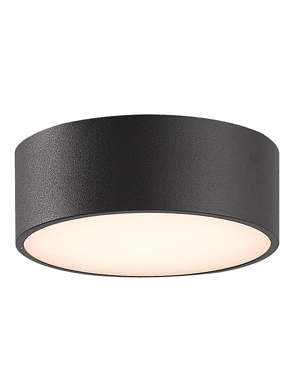 Plafón LED exterior Redondo 6W 3000K IP54 - Gris Oscuro 1