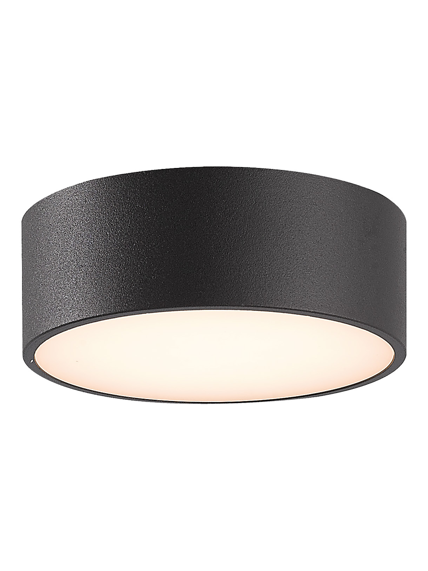 Plafón LED exterior Redondo 6W 3000K IP54 - Gris Oscuro 1