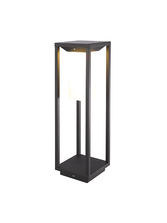 Bollard ALBA Solar LED 2,2W 3000K IP54 - Gris Oscuro 1