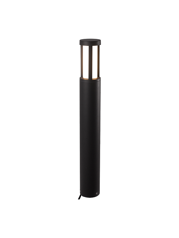 Bollard LED Roblan 11,5W Luz Cálida IP54 – Gris Oscuro 1