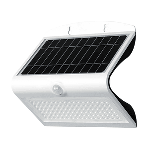 Aplique Solar LED Roblan 7W con Sensor IP65 Exterior – Blanco/Negro