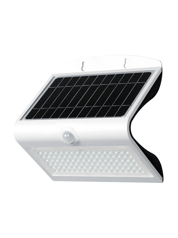 Aplique Solar LED Roblan 7W con Sensor IP65 Exterior – Blanco/Negro 1