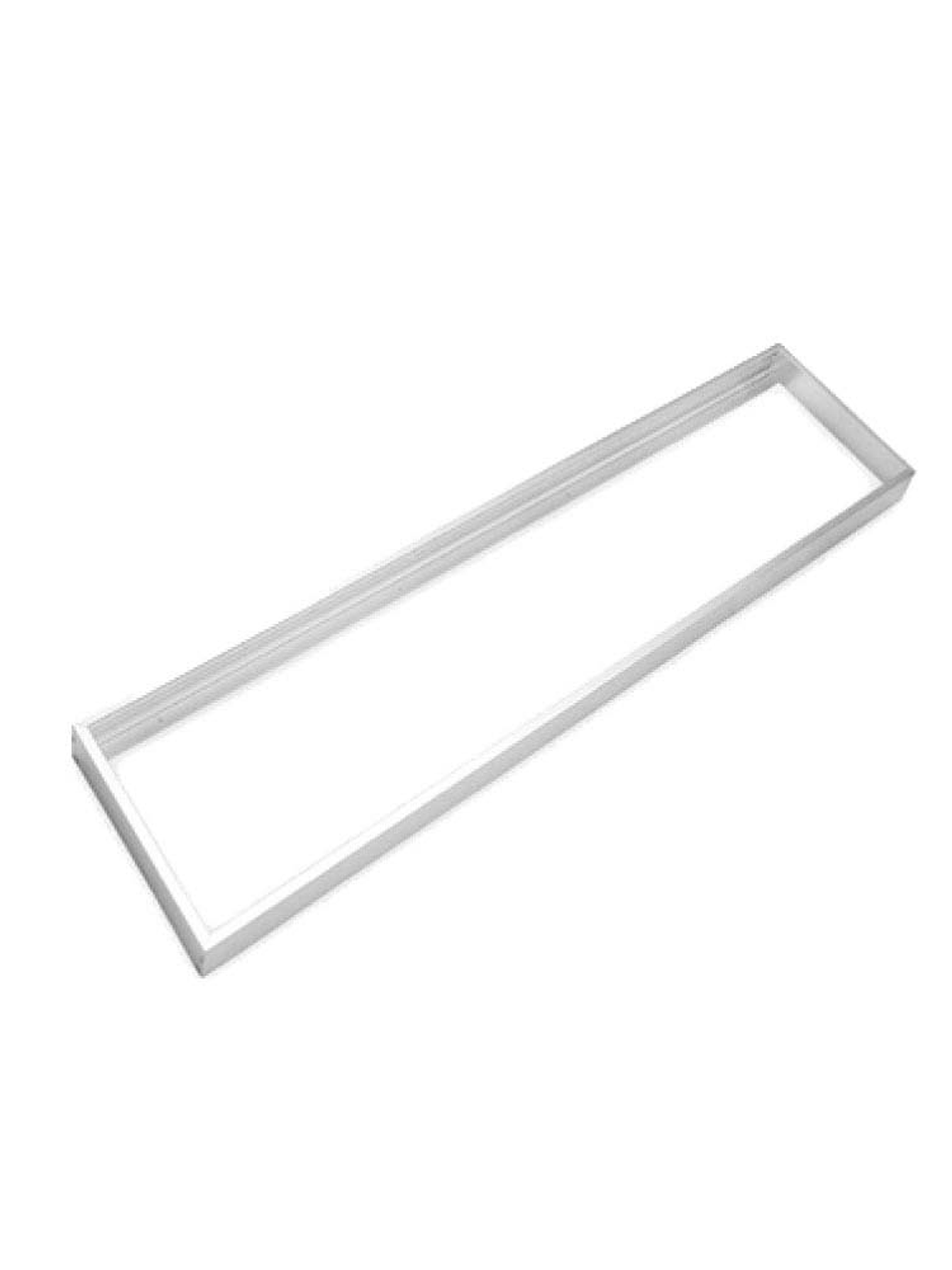 Marco Blanco Sobreponer 120x60cm PVC para Panel LED 1