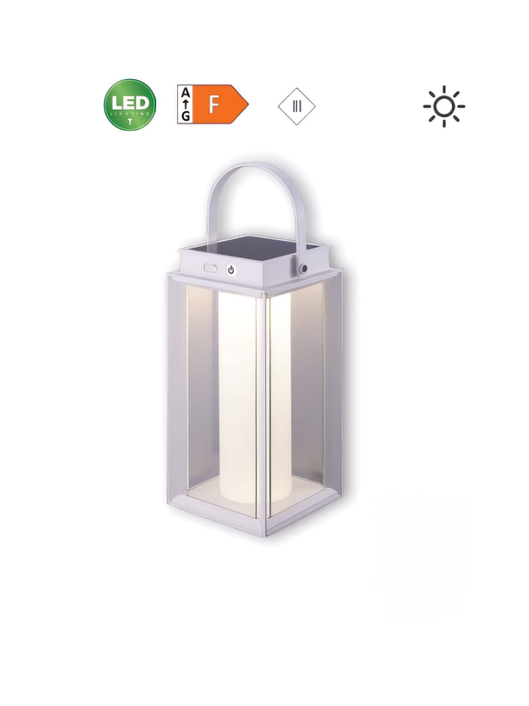 Luminaria ALPH ROBLAN Portátil 15SMD 3000K Blanca con Batería 5