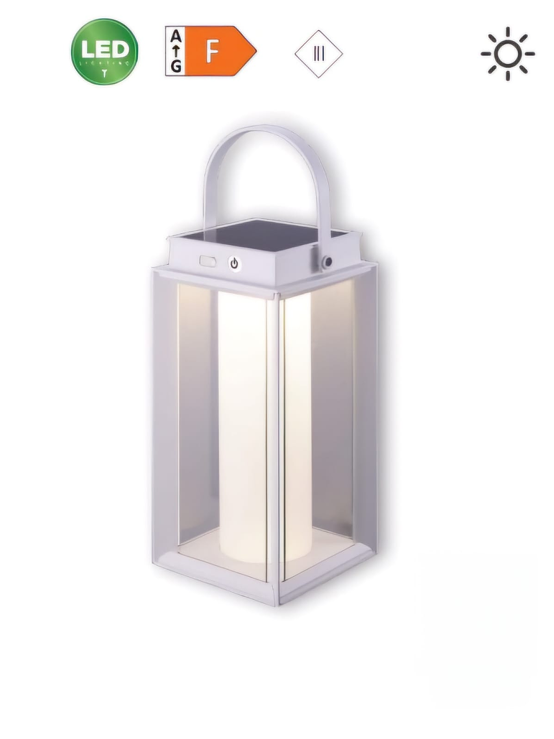 Luminaria ALPH ROBLAN Portátil 15SMD 3000K Blanca con Batería 5