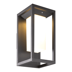 Aplique Solar ROBLAN ALBA LED 2,2W 205lm 3000K IP54 Gris Oscuro