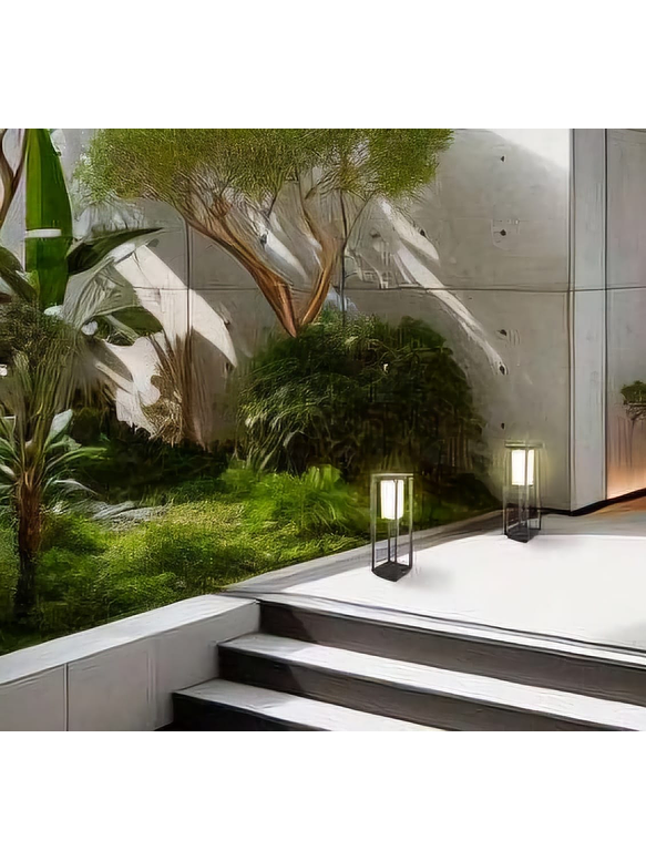 Bollard ALBA Solar LED 2,2W 3000K IP54 - Gris Oscuro 4