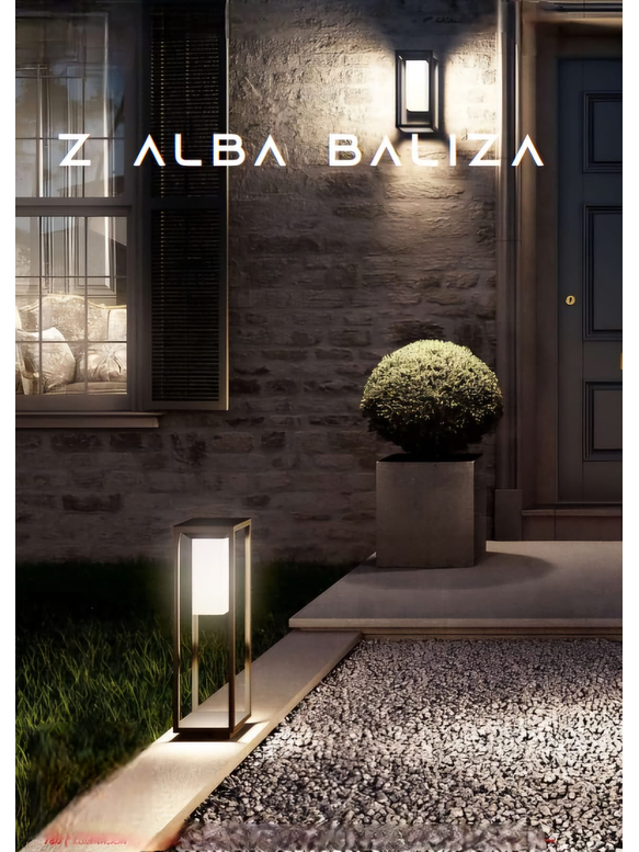 Bollard ALBA Solar LED 2,2W 3000K IP54 - Gris Oscuro 5