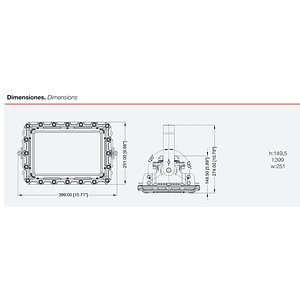 Proyector LED ROBLAN ATEX VESTV2 SMD 150W 6000K 21000lm 90º