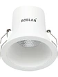 Downlight LED ROBLAN 6W TRIAC Dim Luz Cálida 3000K Aro Blanco - Miniatura 2