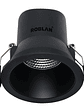 Downlight LED ROBLAN 6W Luz Cálida Regulable TRIAC Negro - Miniatura 1