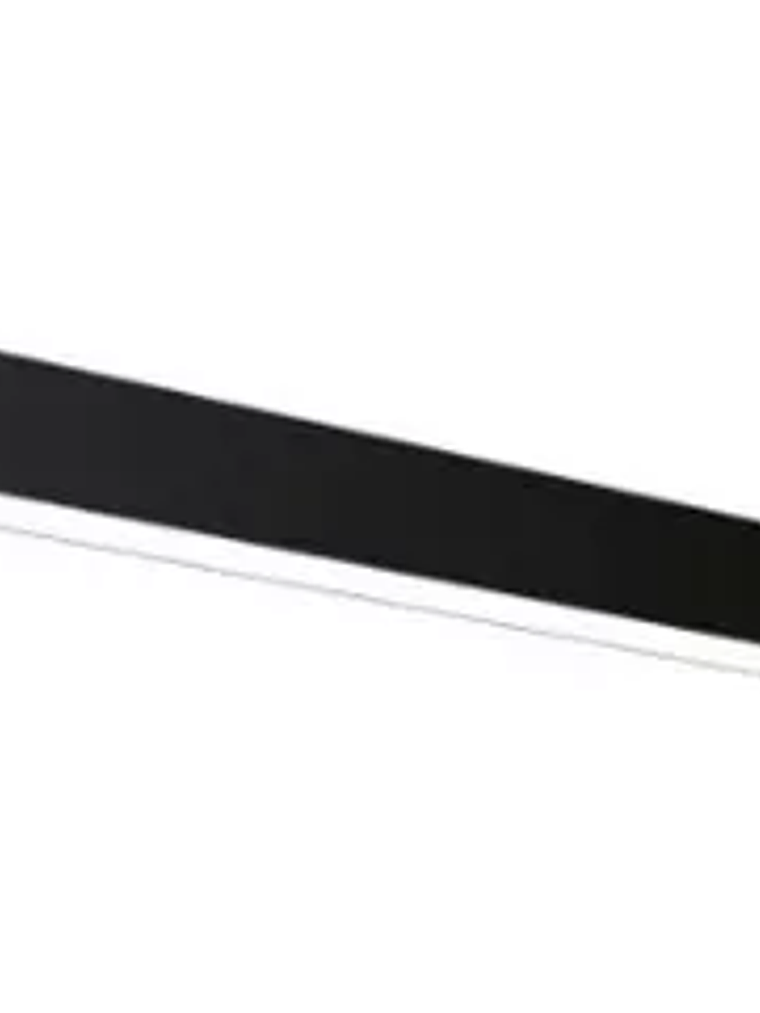 Luminaria Lineal Colgante LED 36W 4300K Neutro45x60x1200 mm Carcasa Negra  1