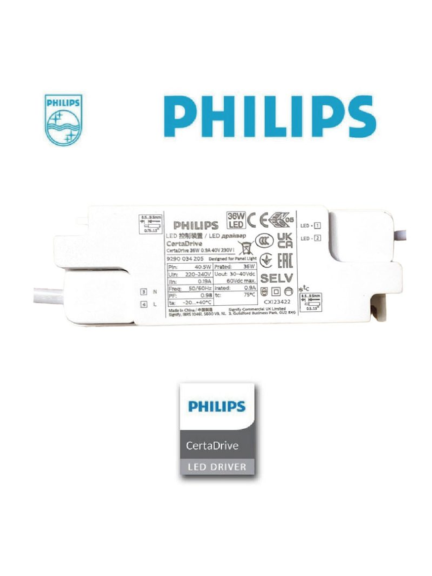 Panel LED Backlight 36W 303x1203 Luz Neutra UGR<19 Driver Philips 3