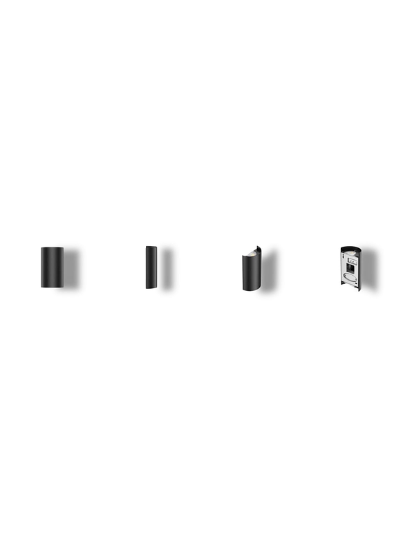 Aplique LED Roblan Carral 8W 3000K IP20 Dimerizable Negro 3