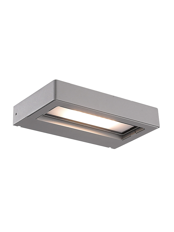 Aplique LED Exterior 11W Luz Cálida IP54 Plata 3