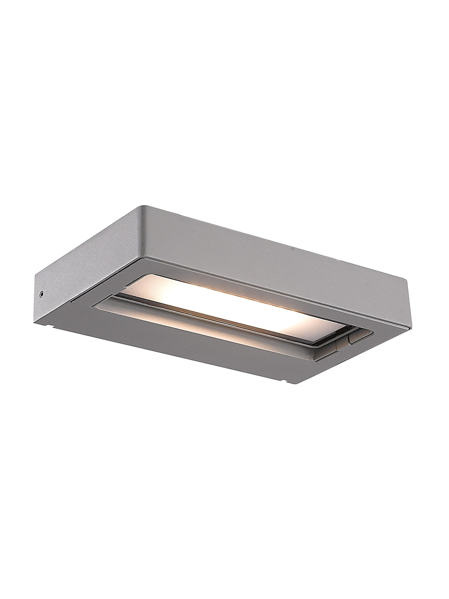 Aplique LED Exterior 11W Luz Cálida IP54 Plata 3