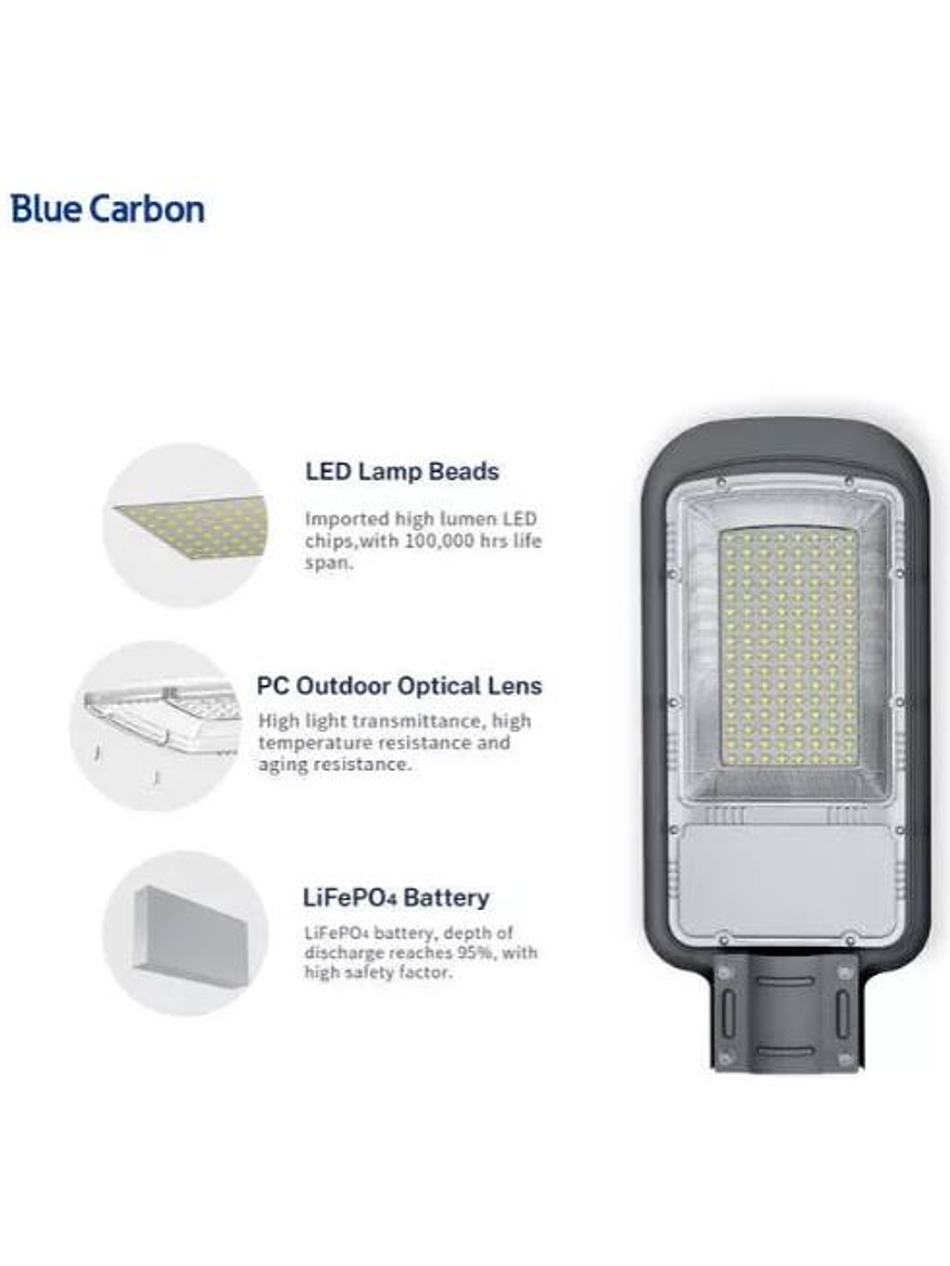 Luminaria solar pública LED AUSTRAL 600W luz fría IP65 4