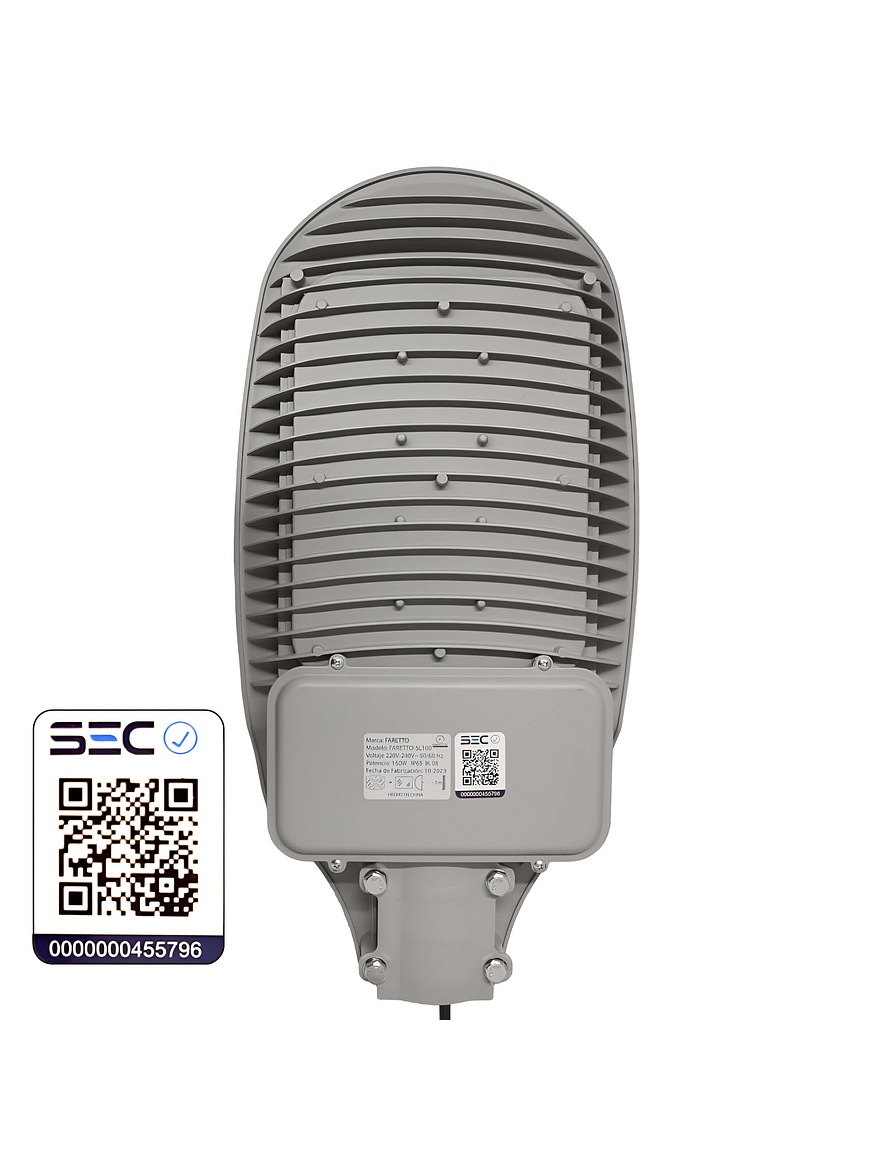 Luminaria Pública 150W IP65 Luz Cálida con Fotocelda D.S.1 3