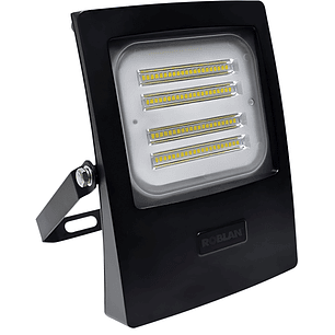 Proyector LED ROBLAN 50W 3000K 4750lm IP65 Negro