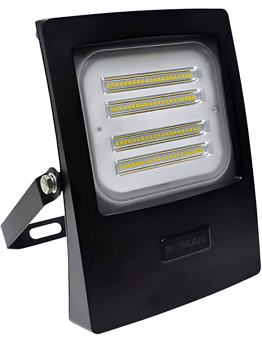 Proyector LED ROBLAN 50W 3000K 4750lm IP65 Negro 1
