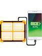 Proyector Led Solar 100W Portátil Recargable Power Bank Luz Fría/Cálida/Flash - Miniatura 3